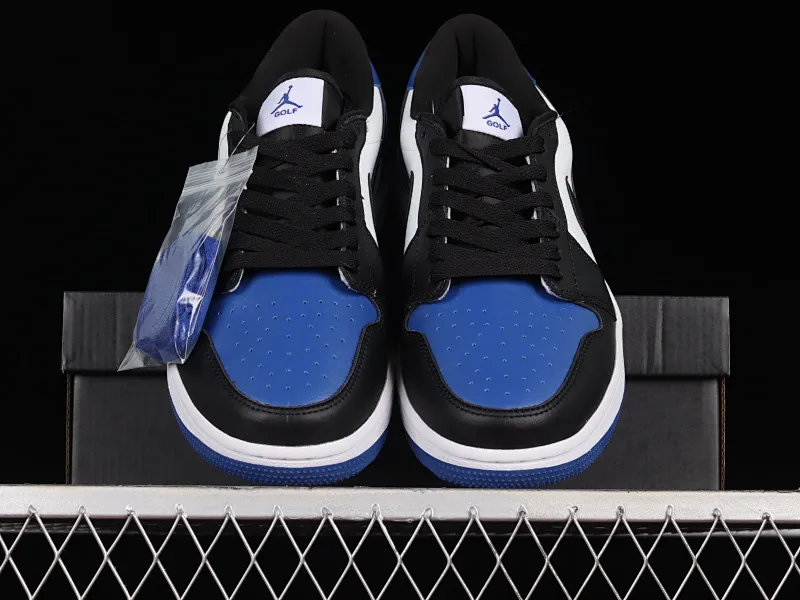 All categories Air Jordan Jordan series basketball shoes Air Jordan 1 Low Z version Air Jordan 1 Low Golf "Royal Toe" AJ1 Joe 1 new golf version black and blue toe DD9315-102